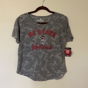 Women's NC State Wolfpack T-Shirt, Colosseum, Size Small, NWT